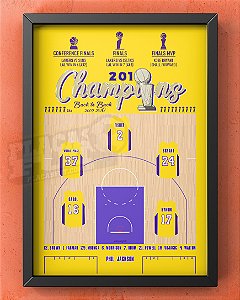Quadro Lakers Escalação Final NBA 2009/10