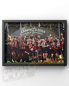 Quadro Foto Comemoração Campeão Da América 2025