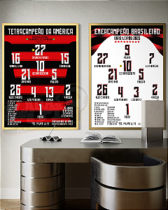 Kit 2 Quadros Escalações Tetra & Enea 2025