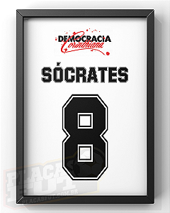Quadro Sócrates Camisa 8