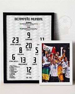 Kit Quadros Bicampeão Mundial 2012