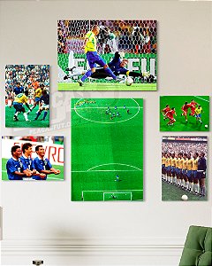 (ESCOLHA A IMAGEM) Placa MDF Decorativa - Momentos Memoráveis do Brasil Em Copas