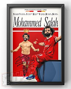 Quadro Salah "Hall da Fama PlacasFUT"