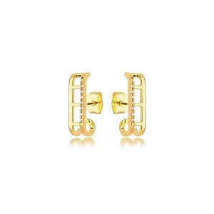 Brinco Ear Hook Vazado