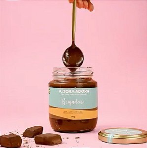 Doce de Pote de Brigadeiro Vegano De Leite De Coco 210g - Sem Açúcar Sem Poliol Sem Glúten Sem Lácteos Vegano Low Carb