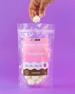 Suspiro 25g - Sem Açúcar Sem Poliol Sem Glúten Sem Lácteos Low Carb