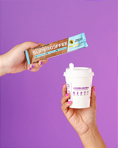 SuperCoffee Vanilla Latte To Go 10g - Sem Glúten Sem Açúcar Sem Lactose e Low Carb