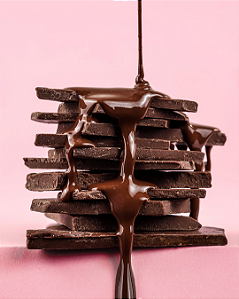 250g Lascas de Chocolate Preto 47% - Sem Açúcar Sem Poliol Sem Glúten Sem Lácteos Low Carb Vegano