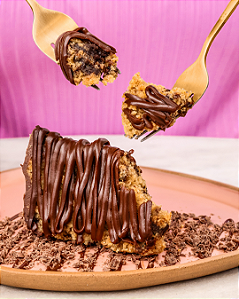 Fatia de Panetone com Brigadeiro Sem Açúcar Sem Glúten Sem Lactose Low Carb 110g