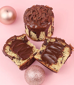 Mini Chocotone com Recheio de Brigadeiro 200g – Zero Açúcar, Zero Glúten, Zero Lactose e Low Carb.