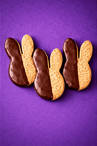 Coelhos de Gingerbread 3 Unidades 90g – Zero Açúcar, Zero Póliol, Zero Glúten, Zero Lácteos, Low Carb e Vegano.