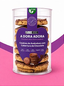 Cookie de Amendoas com Chocolate ao Leite de Coco 110g – Zero Açúcar, Zero Póliol, Zero Glúten, Zero Lácteos, Low Carb e