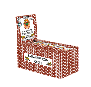 Display: 15x Bananada com Cacau 100% 30g - Ralston