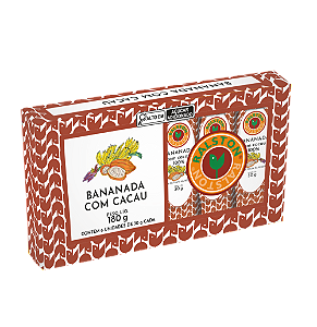 Display com 6x Bananada com Cacau 100% 30g - Ralston