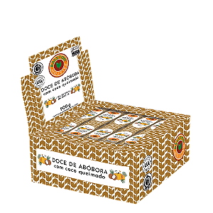 Display com 30x Doce de Abóbora com Coco Queimado 30g - Ralston