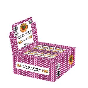 Display com 30x Doce de Abóbora com Coco Queimado com Cacau 100% 30g - Ralston