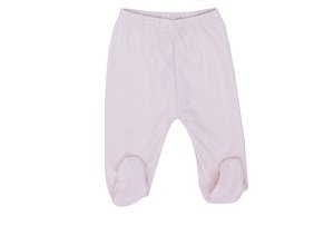 Culote (calça) Rosa Claro em Algodão Pima Peruano