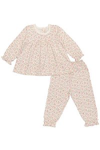 Pijama Florecitas em Algodão Premium Peruano