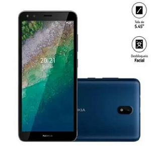Smartphone Nokia C01 Plus 32Gb, 4G, Tela 5.45, Azul