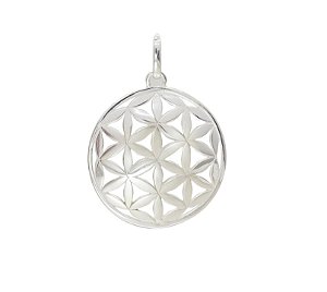 Pingente mandala flores vazada
