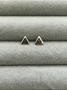 Brinco Triângulo Dourado