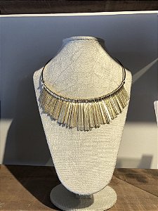 Colar franjas Dourado