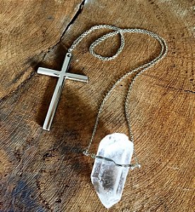 Escapulário Quartzo Branco