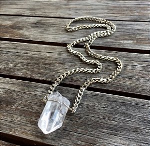 Colar Quartzo Branco