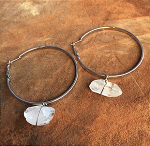 Argolas Quartzo Branco