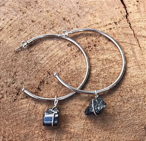 Argola Turmalina Negra