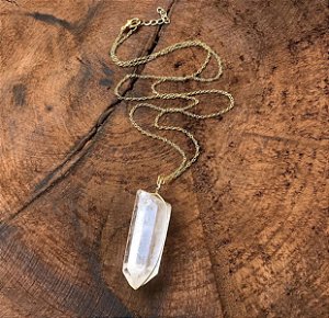 Colar quartzo branco