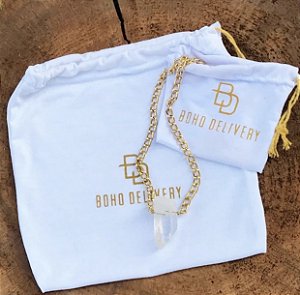 Colar Quartzo Branco