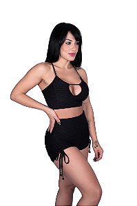 Conjunto TOP e SHORT liso Empina Bumbum i9Closet