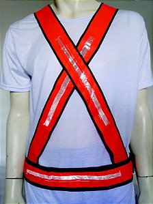 Colete refletivo tipo X