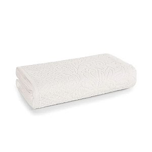 Toalha de Rosto  Aveludada Monique Branco- Karsten