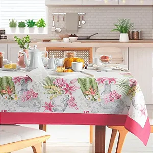 Toalha de Mesa  Retangular  1,40m x 2,10m Salada - Karsten