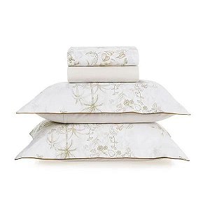 Jogo de Cama Casal Karsten 180 Fios Percal Costine