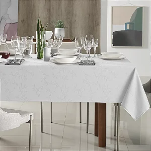 Toalha de mesa Veríssimo Branca 1,60m X 2.20m - Karsten