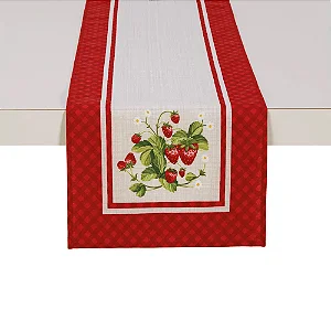 Trilho de Mesa/Caminho de Mesa Amara Karsten 30cm x 1,00m