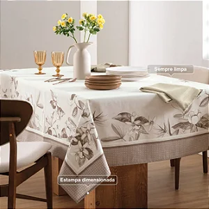 Toalha de Mesa Quadrada Valência 1,60x1,60cm - Karsten