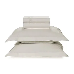 Jogo de Cama Queen 200 Fios Bordado Anastasia - Karsten
