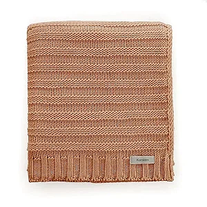Manta Decorativa de Tricot Elana Âmbar- Karsten