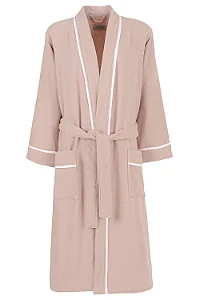 Roupão Trussardi 100% Algodão Feminino Maelle Soft Rosé G