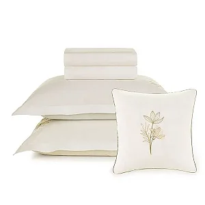 Jogo de Cama King com Capa de Almofada 200 Fios Lavínia