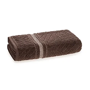 Toalha Banhão Karsten Jacquard Malta Cacau