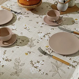 Toalha de Mesa Quadrada Döhler Clean Esmeralda 78x78cm