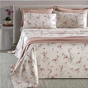 Jogo de Cama Casal Dohler Provença 100% Algodão Vanessa