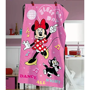 Toalha de Banho Infantil Döhler Minnie 12  Rosa