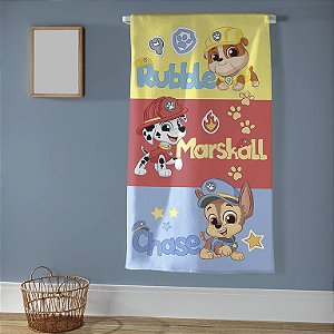 Toalha De Banho Felpuda Infantil Patrulha Canina 21