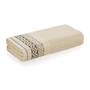 Toalha de Banho Karsten Atalanto Areia/Marrom